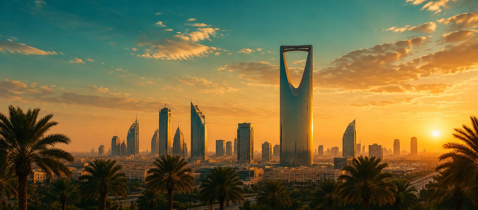 أفق مدينة الرياض في السعودية